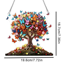 Load image into Gallery viewer, PET Special Shaped Butterfly Tree Garland 5D DIY Diamond Art Hanging Decorations
