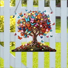 Load image into Gallery viewer, PET Special Shaped Butterfly Tree Garland 5D DIY Diamond Art Hanging Decorations
