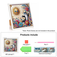Load image into Gallery viewer, Diamond Painting - Partial Special Shaped - Funny Cat (30*30CM)
