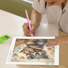 Load image into Gallery viewer, Diamond Painting - Partial Special Shaped - Friendly Cat and Dog (30*30CM)
