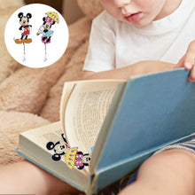 Load image into Gallery viewer, 2Pcs Special Shape Donald Duck Diamond Art Bookmark with Pendant for Book Lovers
