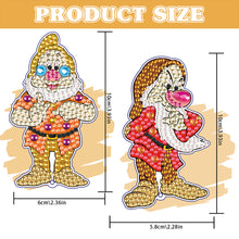 Load image into Gallery viewer, 2Pcs Special Shape Donald Duck Diamond Art Bookmark with Pendant for Book Lovers
