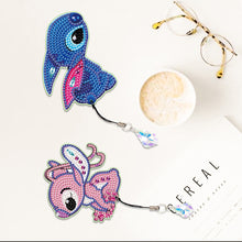 Load image into Gallery viewer, 2Pcs Special Shape Donald Duck Diamond Art Bookmark with Pendant for Book Lovers
