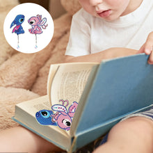 Load image into Gallery viewer, 2Pcs Special Shape Donald Duck Diamond Art Bookmark with Pendant for Book Lovers
