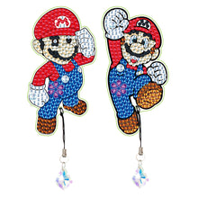 Load image into Gallery viewer, 2Pcs Special Shape Donald Duck Diamond Art Bookmark with Pendant for Book Lovers
