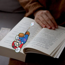 Load image into Gallery viewer, 2Pcs Special Shape Donald Duck Diamond Art Bookmark with Pendant for Book Lovers
