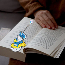 Load image into Gallery viewer, 2Pcs Special Shape Donald Duck Diamond Art Bookmark with Pendant for Book Lovers
