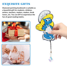 Load image into Gallery viewer, 2Pcs Special Shape Donald Duck Diamond Art Bookmark with Pendant for Book Lovers
