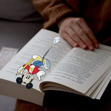 Load image into Gallery viewer, 2Pcs Special Shape Donald Duck Diamond Art Bookmark with Pendant for Book Lovers
