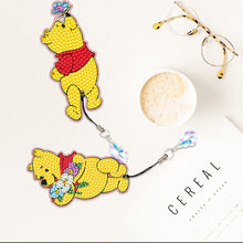 Load image into Gallery viewer, 2Pcs Special Shape Donald Duck Diamond Art Bookmark with Pendant for Book Lovers
