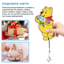 Load image into Gallery viewer, 2Pcs Special Shape Donald Duck Diamond Art Bookmark with Pendant for Book Lovers

