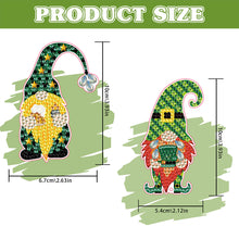 Load image into Gallery viewer, 2Pcs Special Shaped Cute Gnome 5D DIY Diamond Art Book Mark for Reading Day Gift
