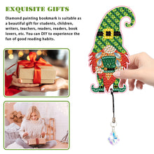 Load image into Gallery viewer, 2Pcs Special Shaped Cute Gnome 5D DIY Diamond Art Book Mark for Reading Day Gift
