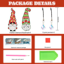 Load image into Gallery viewer, 2Pcs Special Shaped Cute Gnome 5D DIY Diamond Art Book Mark for Reading Day Gift
