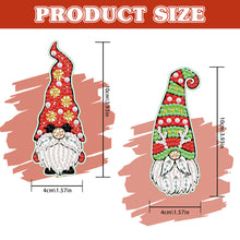 Load image into Gallery viewer, 2Pcs Special Shaped Cute Gnome 5D DIY Diamond Art Book Mark for Reading Day Gift
