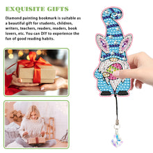 Load image into Gallery viewer, 2Pcs Special Shaped Cute Gnome 5D DIY Diamond Art Book Mark for Reading Day Gift
