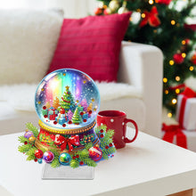 Load image into Gallery viewer, Christmas Acrylic Special Shape Santa Claus Gift Truck Desktop Diamond Art Kits
