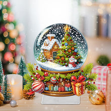 Load image into Gallery viewer, Christmas Acrylic Special Shape Santa Claus Gift Truck Desktop Diamond Art Kits
