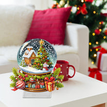 Load image into Gallery viewer, Christmas Acrylic Special Shape Santa Claus Gift Truck Desktop Diamond Art Kits
