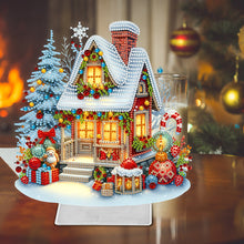 Load image into Gallery viewer, Christmas Acrylic Special Shape Santa Claus Gift Truck Desktop Diamond Art Kits
