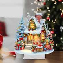 Load image into Gallery viewer, Christmas Acrylic Special Shape Santa Claus Gift Truck Desktop Diamond Art Kits
