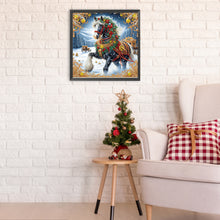 Load image into Gallery viewer, Diamond Painting - Partial Special Shaped - Christmas Horse (40*40CM)
