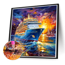Load image into Gallery viewer, Diamond Painting - Full Round - Ship on the sea (50*50CM)
