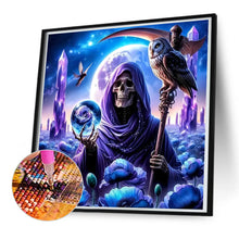 Load image into Gallery viewer, Diamond Painting - Full Round - Magic of the skeleton witch (50*50CM)

