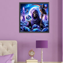Load image into Gallery viewer, Diamond Painting - Full Round - Magic of the skeleton witch (50*50CM)
