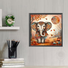 Load image into Gallery viewer, AB Diamond Painting - Full Round - Autumn elephant (40*40CM)
