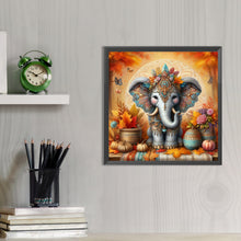 Load image into Gallery viewer, AB Diamond Painting - Full Round - Autumn elephant (40*40CM)
