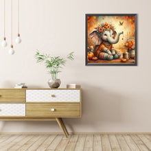 Load image into Gallery viewer, AB Diamond Painting - Full Round - Autumn elephant (40*40CM)
