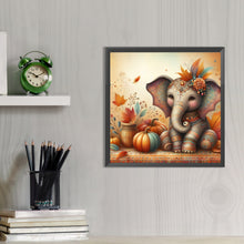Load image into Gallery viewer, AB Diamond Painting - Full Round - Autumn elephant (40*40CM)
