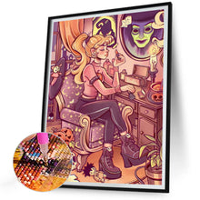 Load image into Gallery viewer, AB Diamond Painting - Full Round - Magic Mirror Girl (45*60CM)
