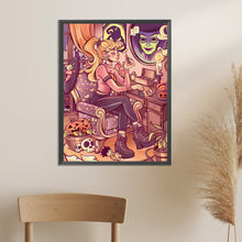 Load image into Gallery viewer, AB Diamond Painting - Full Round - Magic Mirror Girl (45*60CM)
