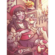 Load image into Gallery viewer, AB Diamond Painting - Full Round - Vampire Girl (45*60CM)
