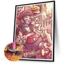 Load image into Gallery viewer, AB Diamond Painting - Full Round - Vampire Girl (45*60CM)
