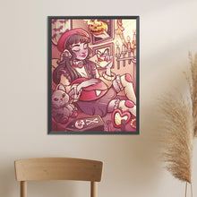 Load image into Gallery viewer, AB Diamond Painting - Full Round - Vampire Girl (45*60CM)
