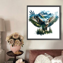 Load image into Gallery viewer, AB Diamond Painting - Full Round - Silhouette scenery eagle (40*40CM)
