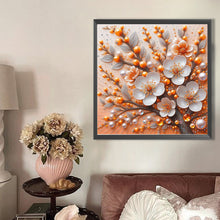 Load image into Gallery viewer, AB Diamond Painting - Full Round - Pearl plum blossom (40*40CM)
