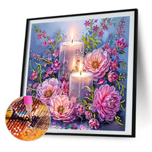 Load image into Gallery viewer, AB Diamond Painting - Full Round - Candle peony (40*40CM)

