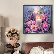 Load image into Gallery viewer, AB Diamond Painting - Full Round - Candle peony (40*40CM)
