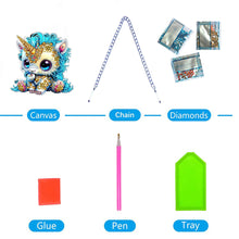 Load image into Gallery viewer, Acrylic Special Shape Animal 5D DIY Diamond Painting Dots Pendant for Art Crafts
