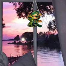 Load image into Gallery viewer, Acrylic Special Shape Animal 5D DIY Diamond Painting Dots Pendant for Art Crafts
