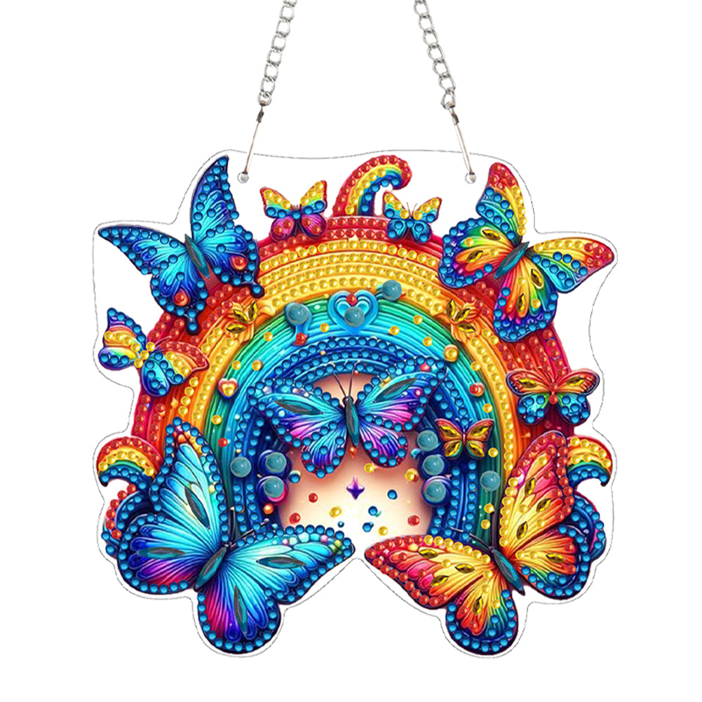 Acrylic Special Shape Animal 5D DIY Diamond Painting Dots Pendant for Art Crafts