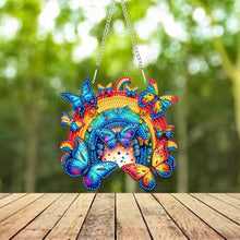 Load image into Gallery viewer, Acrylic Special Shape Animal 5D DIY Diamond Painting Dots Pendant for Art Crafts

