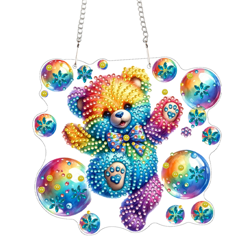 Acrylic Special Shape Animal 5D DIY Diamond Painting Dots Pendant for Art Crafts