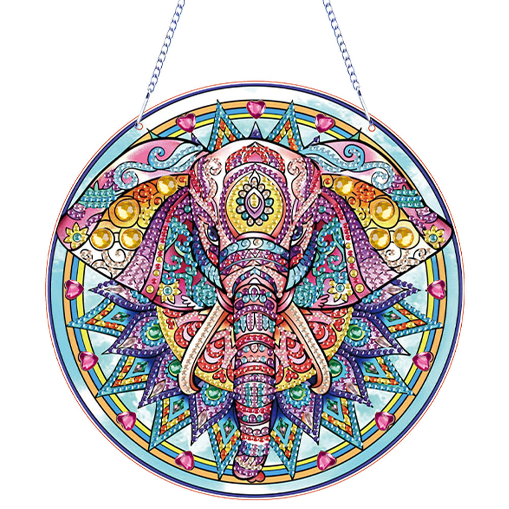 Acrylic Special Shape Animal 5D DIY Diamond Painting Dots Pendant for Art Crafts