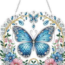 Load image into Gallery viewer, Acrylic Special Shape Butterfly Diamond Painting Hanging Pendant for Wall Window
