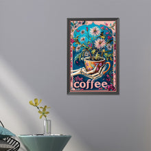 Load image into Gallery viewer, AB Diamond Painting - Full Round - Flowers in coffee cup (40*60CM)
